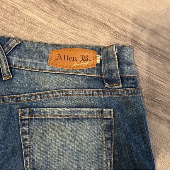 NEW ALLEN B (Schwartz) Embellished Cropped Boho Chic Jeans Size 29 RETAILS $695 - Picture 4 of 12